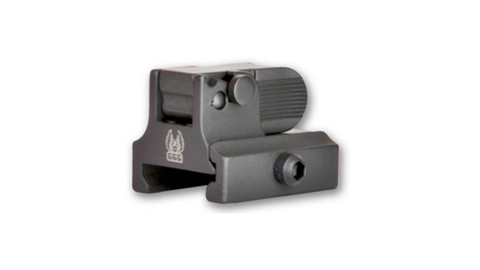 GG&amp;G Flip Up Front Sight for AR-10 Dovetailed Lowered Gas Block w/ Tritium GGG-1323T