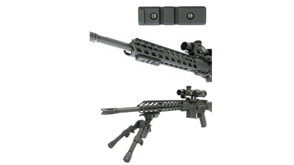 GG&amp;G KeyMod Bipod Adapter for GG&amp;G Bipods, Black GGG-1863