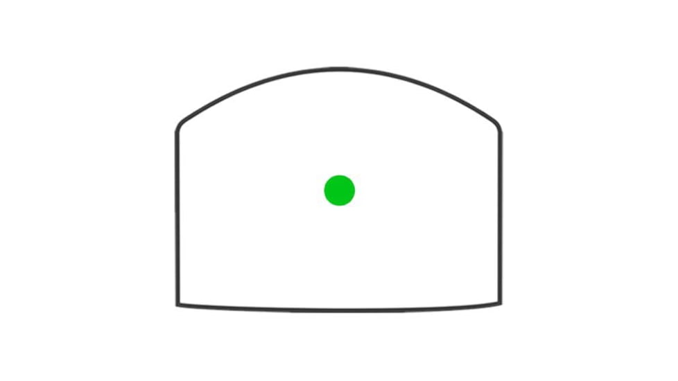 Gideon Optics Storm 1x 24x21.5mm Reflex Red Dot Sight, 6 MOA Green Dot, Black, STMDPP-GN