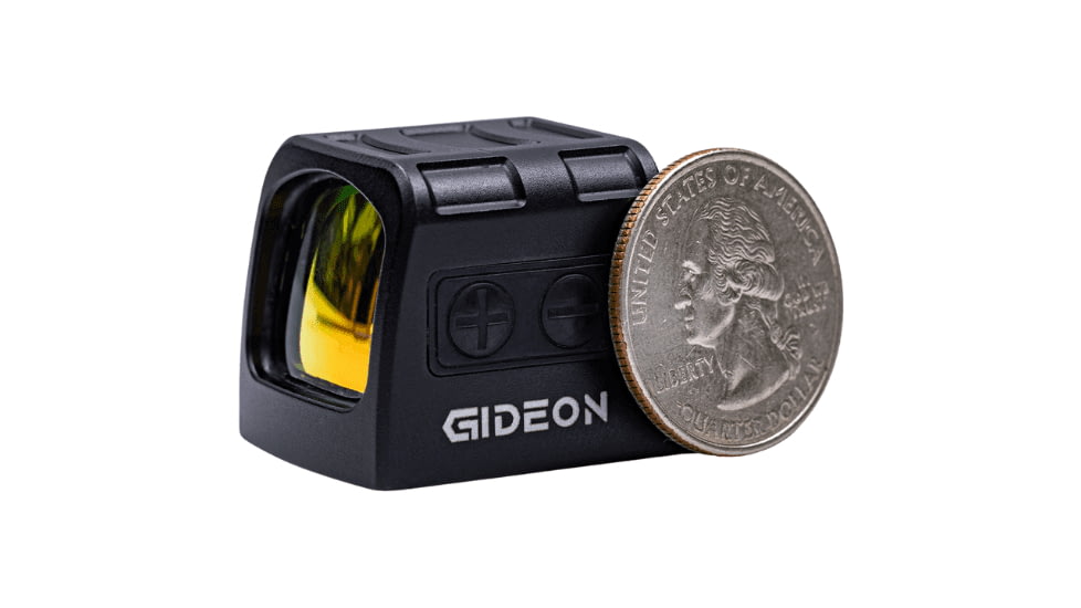 Gideon Optics Valor Mini Micro 1x 20.5x16mm Reflex Red Dot Sight, 3 MOA Dot Reticle, Black, VLMINI-RD