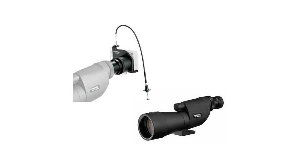 2-PC Pentax Digiscoping Combo Gift Set - Pentax PF-DS1 Digital Camera Adaptor 69561 and Pentax PF-65ED Spotting Scope Straight 70960