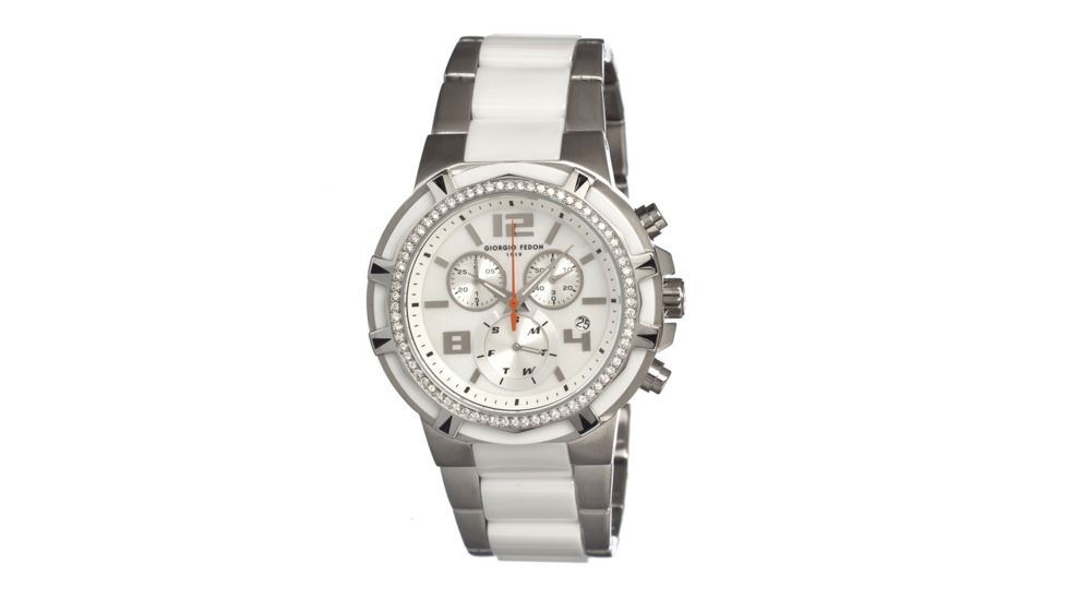 Giorgio Fedon 1919 Gfam001 Ceramic Lady Ladies Watch, White GIOGFAM001