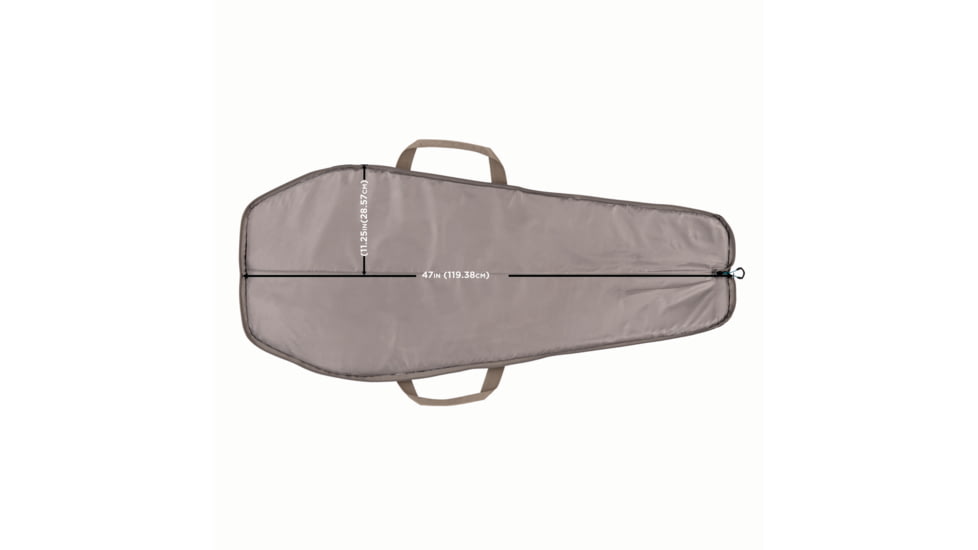 Girls With Guns Artemis Rifle Case w/Lockable Zipper and D-ring, 46in Long, Foam Padding, Plush Interior Lining, Flap pocket, Shade 2.0 Camo, 1112-46