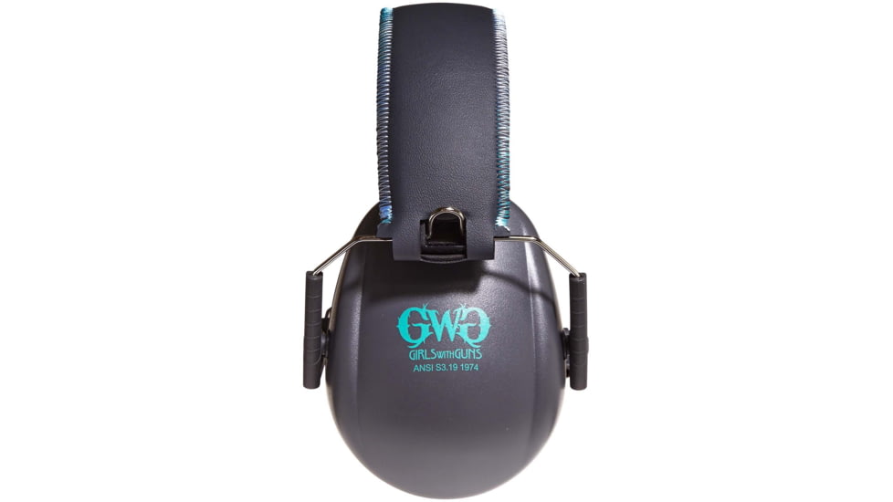 Girls With Guns Assure Protective Safety Glasses &amp; Earmuffs Combo Set, Gray/Teal/Black, One Size, 2388