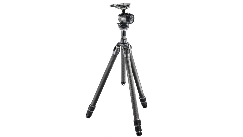 Gitzo Mountaineer Tripod Kit, Series 3 Carbon 3 Sections, Ball Head QD GK3532-80QD