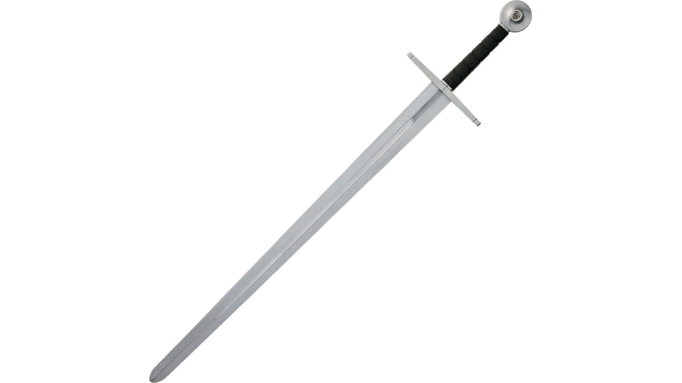 Gladius Hattin Sword, 28.5 unsharpened carbon steel blade, Satin finish metal alloy handle, 3514