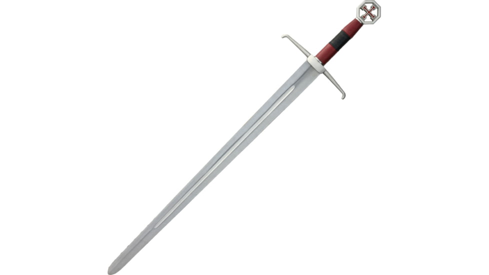 Gladius Jerusalem, 29.5 unsharpened carbon steel blade, Satin finish metal alloy handle, 3516