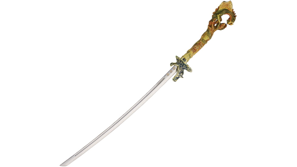 Gladius Two Dragons Katana, 27.5 unsharpened stainless blade, Imitation ivory handle, 56