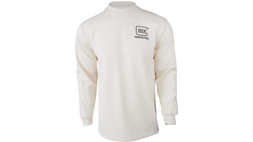 Glock Born In Austria Cotton Long Sleeve Shirt - Men's, Tan, Large, AP96073