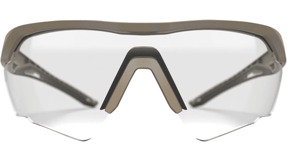 Glock Crossover Tactical Glasses Clear Lens Desert Tan Frame, AS41037