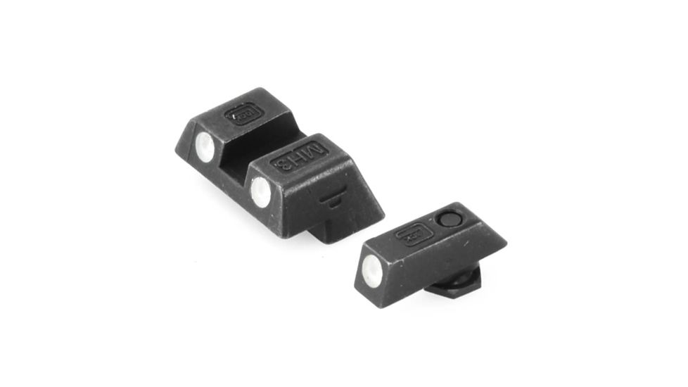 Glock G42 &amp; G43 6.1MM Steel Green Dot Night Sights, Green, 6.1mm, GLSP39930