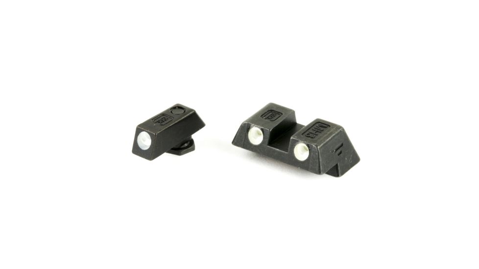 Glock G42 &amp; G43 6.1MM Steel Green Dot Night Sights, Green, 6.1mm, GLSP39930