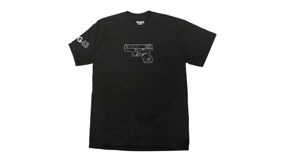 GLOCK AA46103 G43 TSHIRT XL BLK