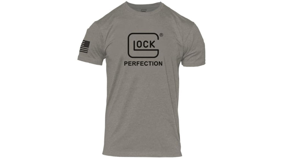 Glock Perfection Graphic T-Shirt - Men's, Stone Gray, Large, AP96380