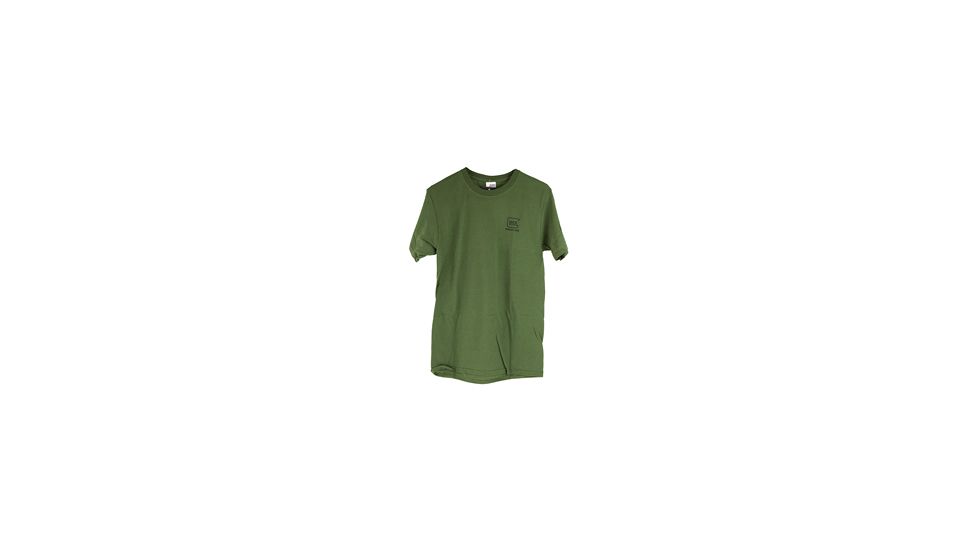 Glock Short Sleeve "Repelling Logo" Shirt, OD Green, Medium, GLAP95065