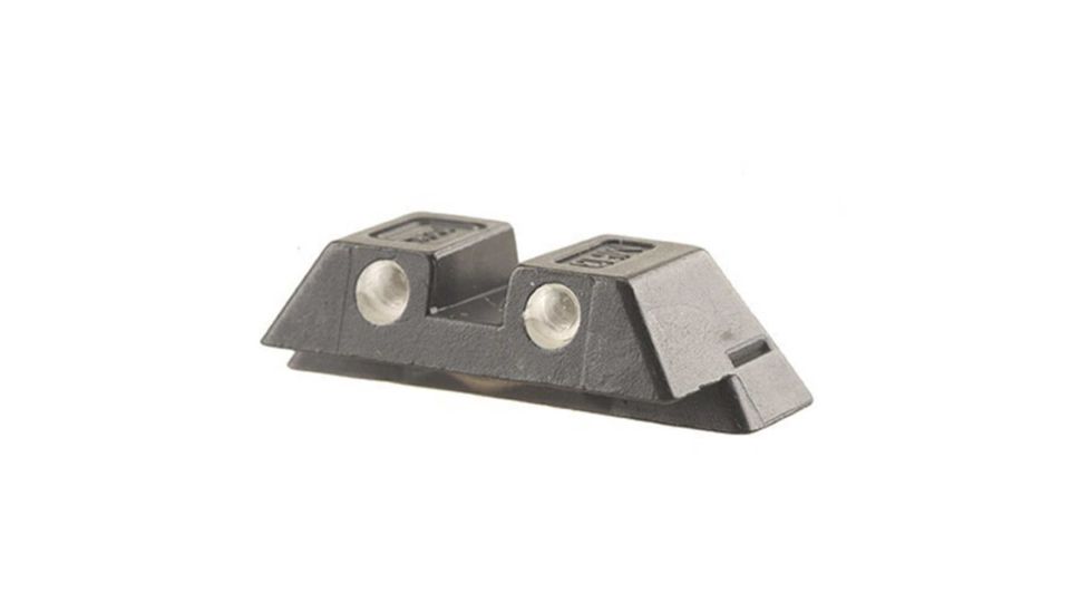 Glock Tritium Rear Night Sight 65, Steel, .256in Height, Black GLKNR17G24