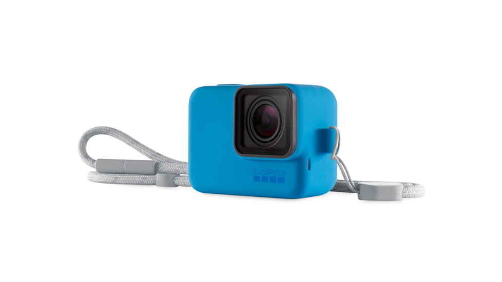 GoPro Silicone Sleeve with Adjustable Lanyard, Blue ACSST-003