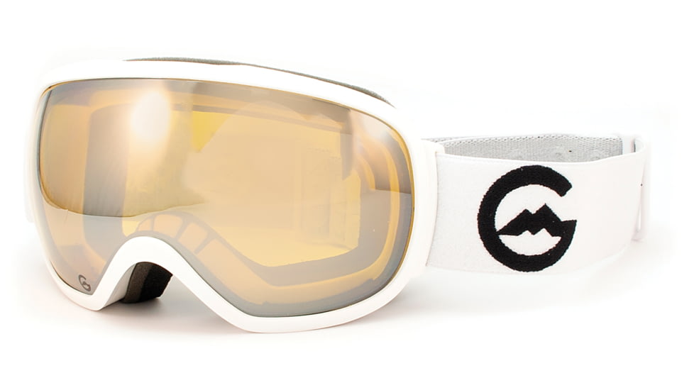 Gordini Chute Goggle, White/Black, Large, GG82RD-WHTBLK