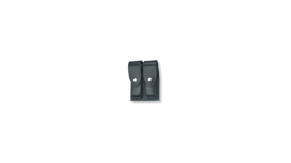 Gould &amp; Goodrich B627 Double Magazine Case, Black, Standard Snap - S&amp;W M&amp;P .45