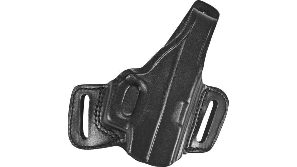 Gould &amp; Goodrich Slide Leather Thumb Break OWB Belt Hoslter, Glock 17/19/23 &amp; Similar, Right Hand, Black, B809-G17