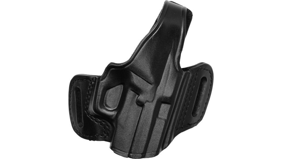 Gould &amp; Goodrich Slide Leather Thumb Break OWB Belt Hoslter, SIG Sauer P229/220/226 w/Rail, Right Hand, Black, B809-26R