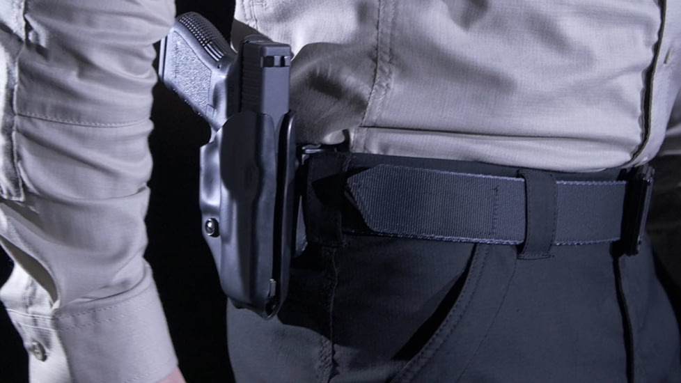 Gould &amp; Goodrich Delta Wing OWB Holster for Sig P365, Left Hand, Black, P100-15LH