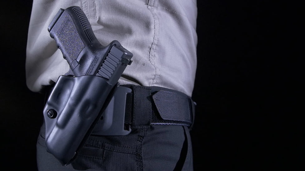 Gould &amp; Goodrich Delta Wing OWB Holster for Sig P365, Left Hand, Black, P100-15LH