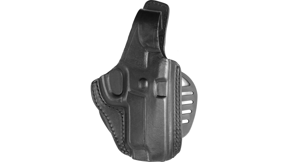 Gould &amp; Goodrich Paddle Holster, Black, Right Hand - S&amp;W Medium Frame Autos - B807-400