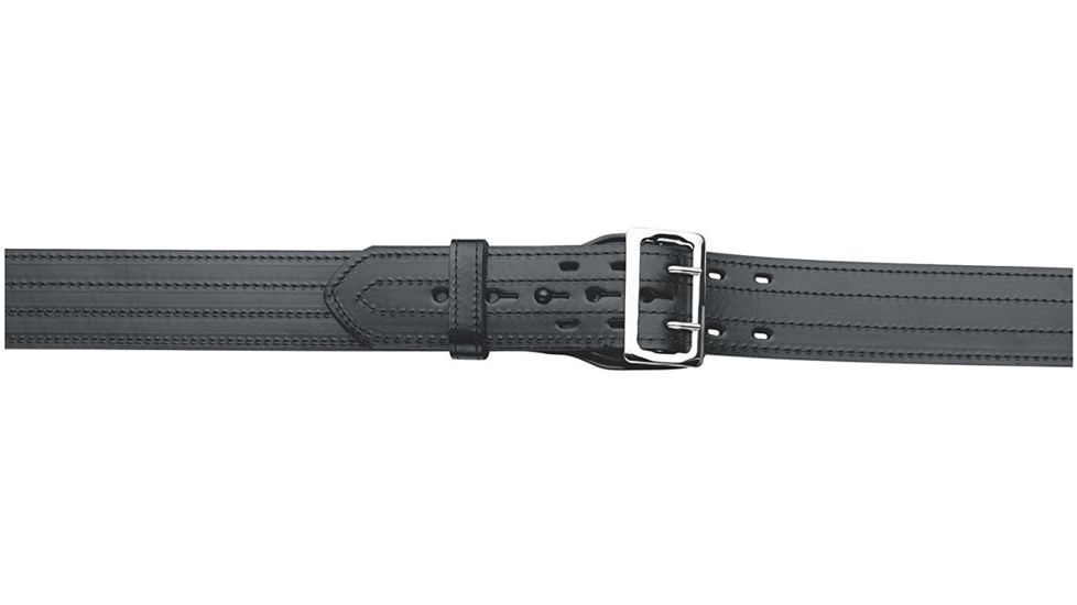 Gould &amp; Goodrich Sally Browne Duty Belt w/Brass Buckle - Women's, 26in, Black Weave, B192-26WBR