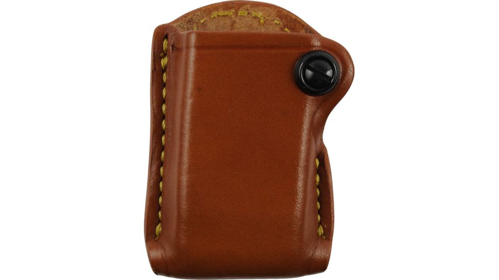 Gould &amp; Goodrich Single Mag Case w/Belt Loop, Beretta 84, 9mm, Chestnut Brown, 850-3