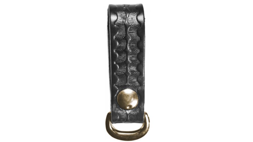 Gould &amp; Goodrich Sliding Dee, Brass, Black Weave, B99DWBR
