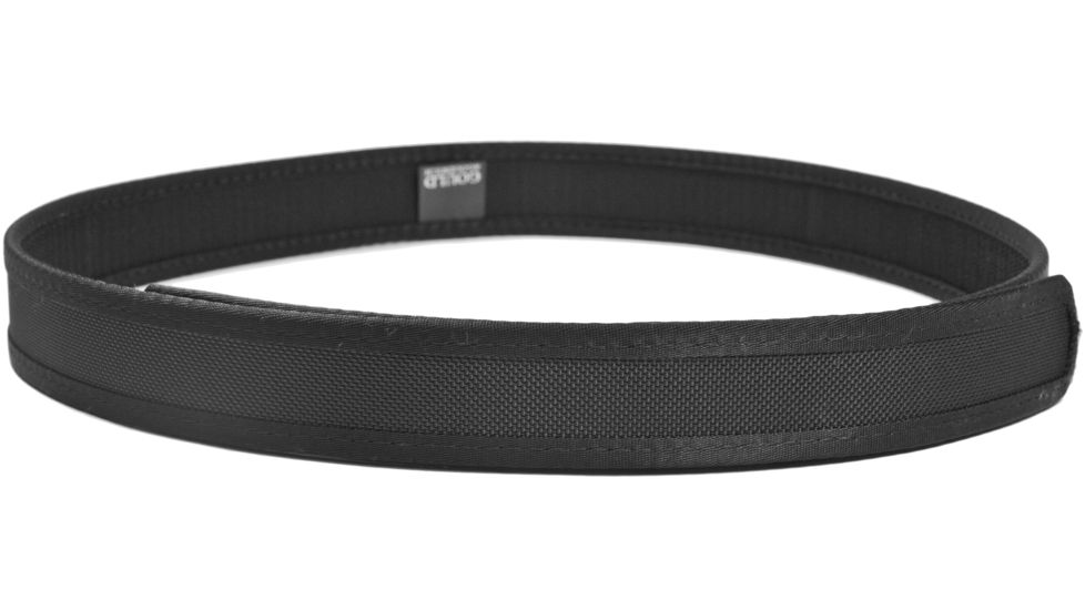 Gould &amp; Goodrich Velcro Lined Pants Belt, Large, Black Ballistic Nylon, X55-LG