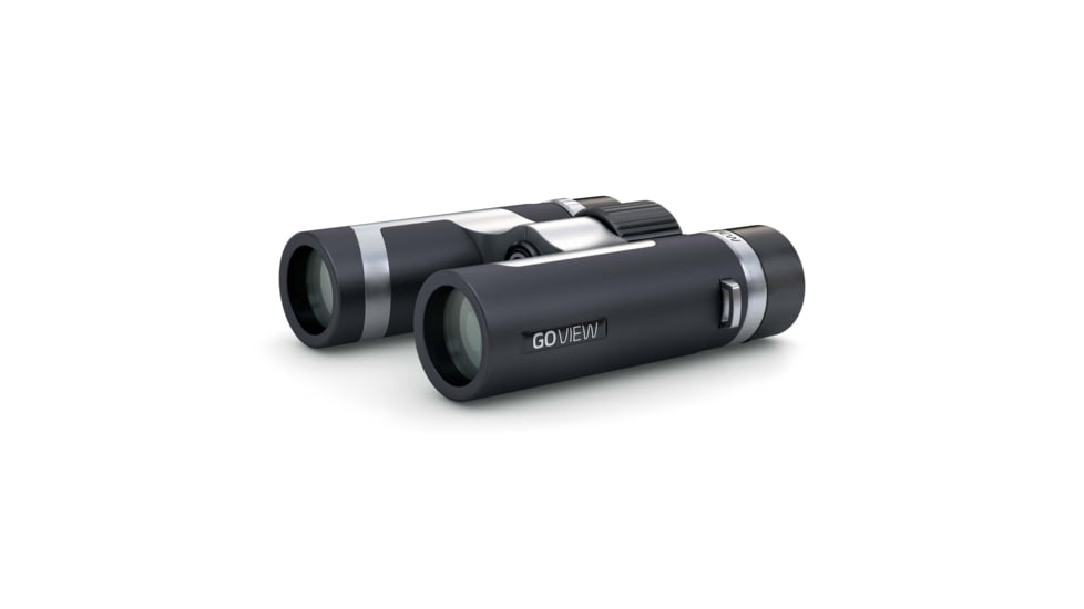 GoView ZOOMR 8x26mm Roof Prism Binoculars, Phantom Black, 4260527415909