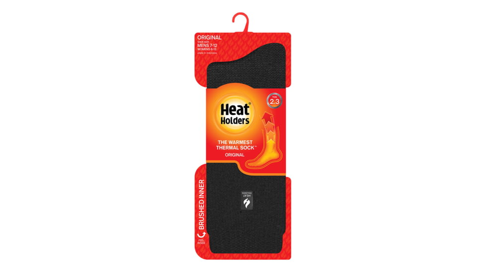 Grabber Heat Holders Mens Socks, Black, DBUSMHH04H1-BLK