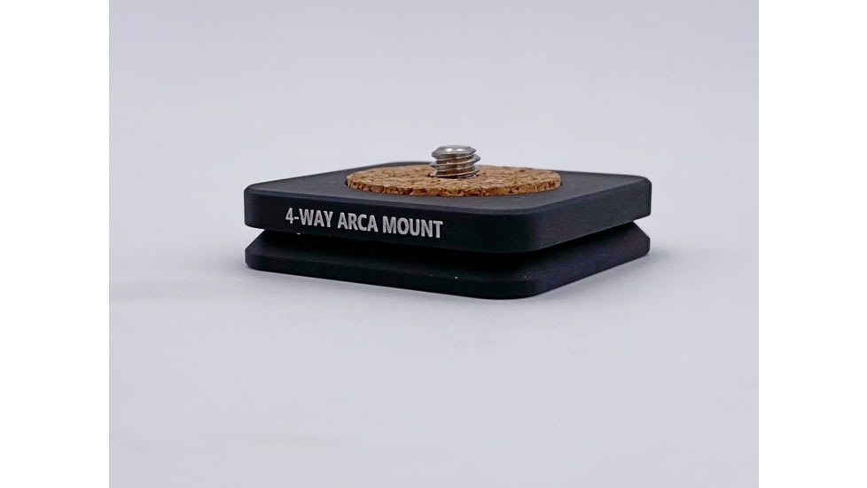 Gray Ops CNC 4-Way Arca Standard Cork, Black, GO-STDARCA