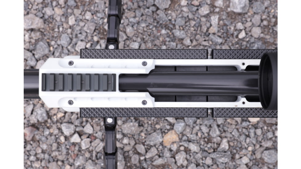 Gray Ops CNC Aluminum MPA BA Comp/Hybrid XL Rail, Black, GO-SRAXL-BA/HYBR
