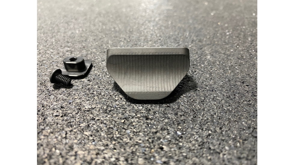 Gray Ops CNC BA Comp Adjustable Thumbrest, Black, GO-BATR