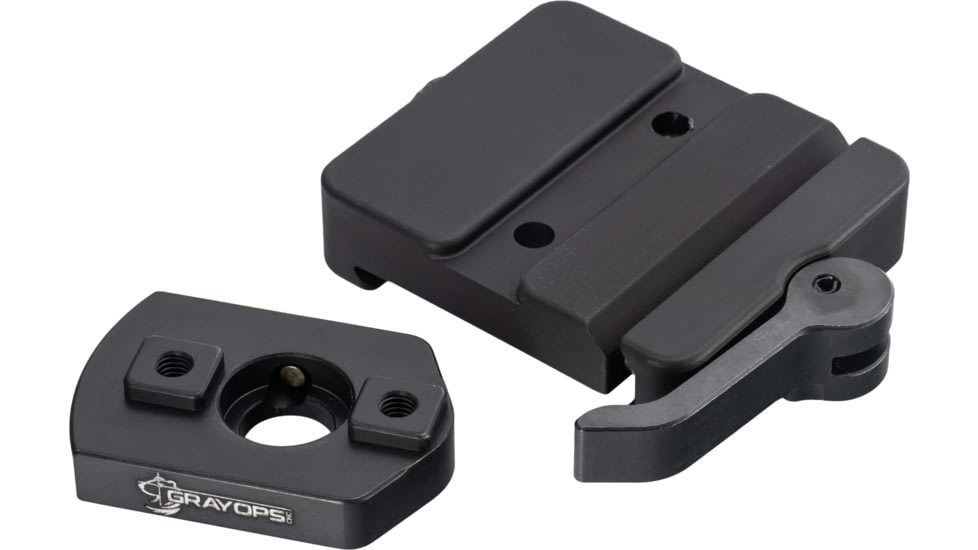 Gray Ops CNC Ckye Pod Arca Clamp, Black, GO-TLACKY