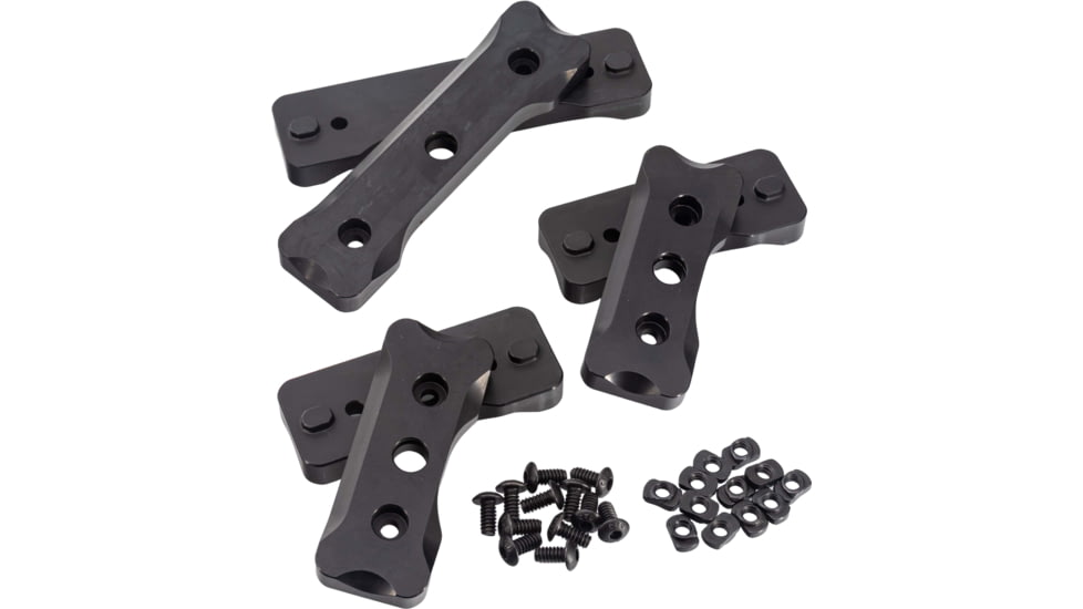 Gray Ops CNC M-LOK Weight Kit - All Hardware, Black, GOW-MLS