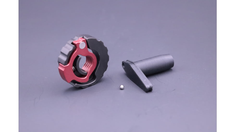 Gray Ops CNC MPA Speed Nut, Black, GO-MPASN