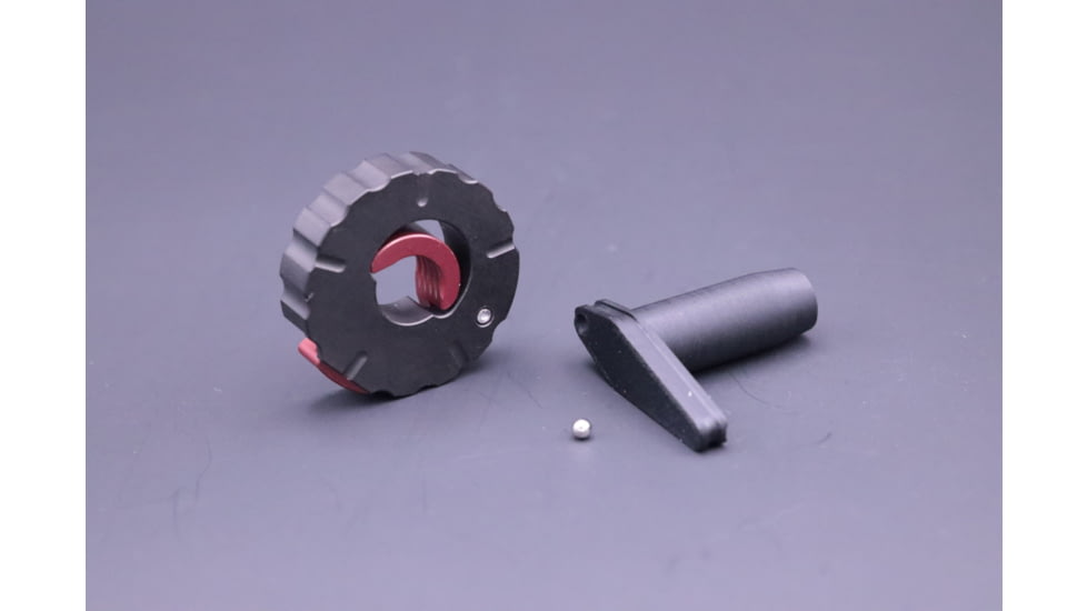 Gray Ops CNC MPA Speed Nut, Black, GO-MPASN