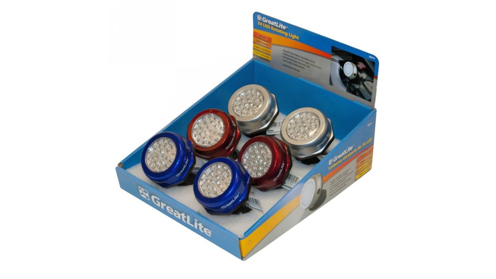 Greatlite 24 LED Light w/ Magnetic Base Display, Multi 32810