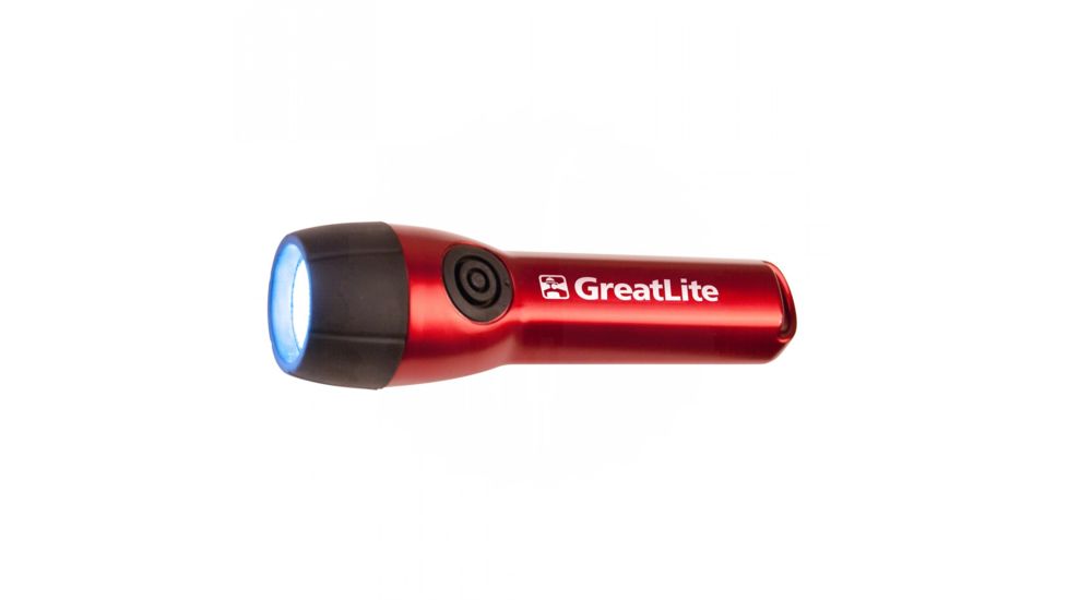 Greatlite 9 LED Waterproof Plastic Flashlight, Red 32203