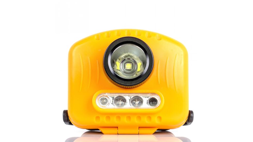 Greatlite Cree LED 160 Lumens E51 Multi-Function Headlight, Red/White Light, Yellow/Black, EXPE51