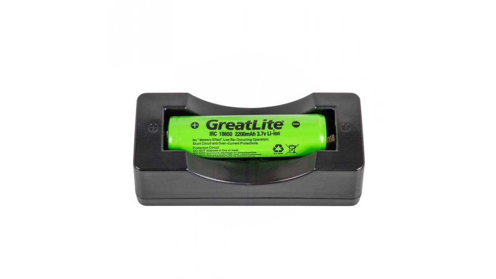 Greatlite Cree LED 400 Lumens E67-E02 Tactical Rechargeable Flashlight Kit, Black EXPE67-E02
