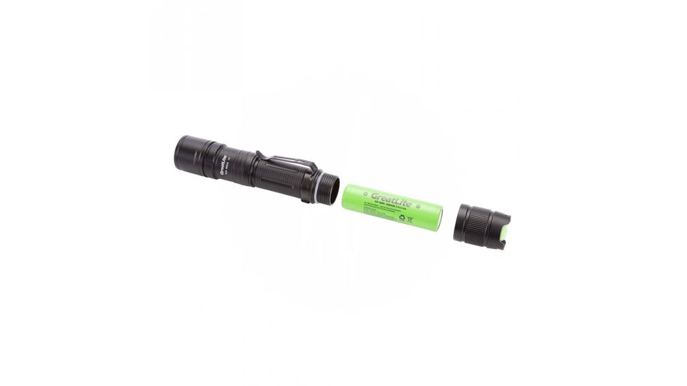 Greatlite Cree LED 800 Lumens E36 Rechargeable Flashlight Kit, Black, EXPE36-E02