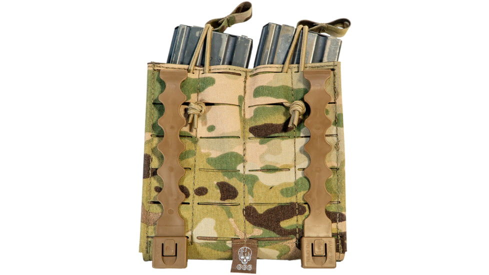 Grey Ghost Gear Double 5.56 Mag Pouch, MultiCam, 1086-5