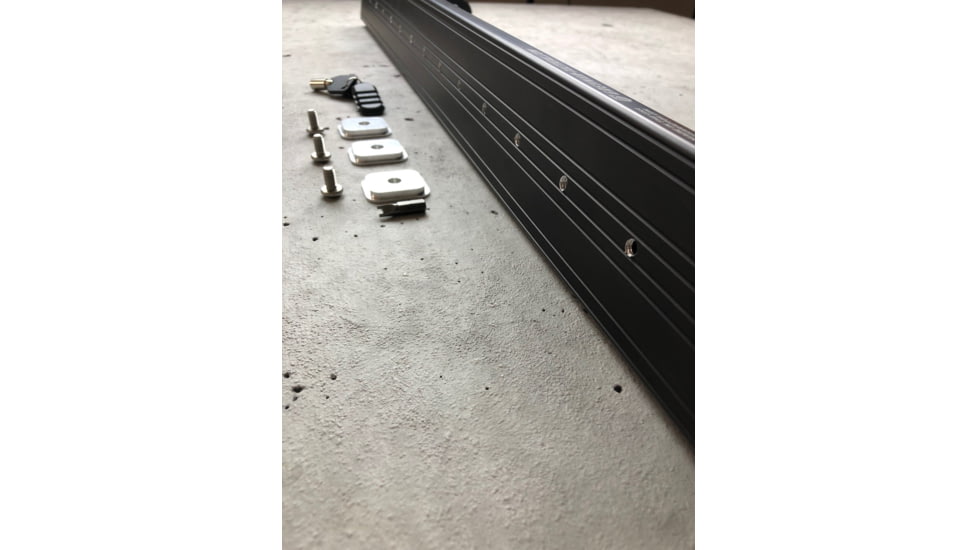 Grey Man Tactical Locking Rifle Rack Kit w/Raptor Rail Buffer Tube, Black, R-WM-07