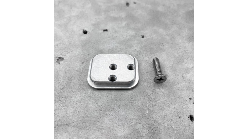 Grey Man Tactical RMP Backer Plate, QuickFist Original Clamp - Buffer Tube, Black, 000140