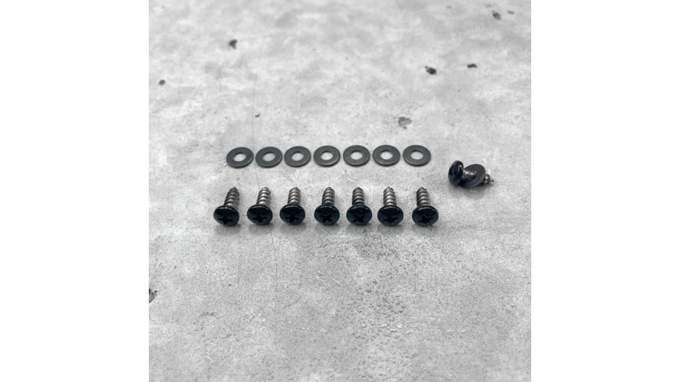 Grey Man Tactical RMP Fastening Kit w/Pelican Case Screws, Black, 000118